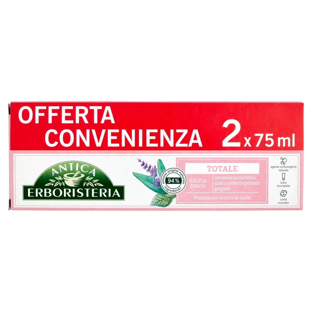 Antica Erboristeria Totale 2 x 75 ml